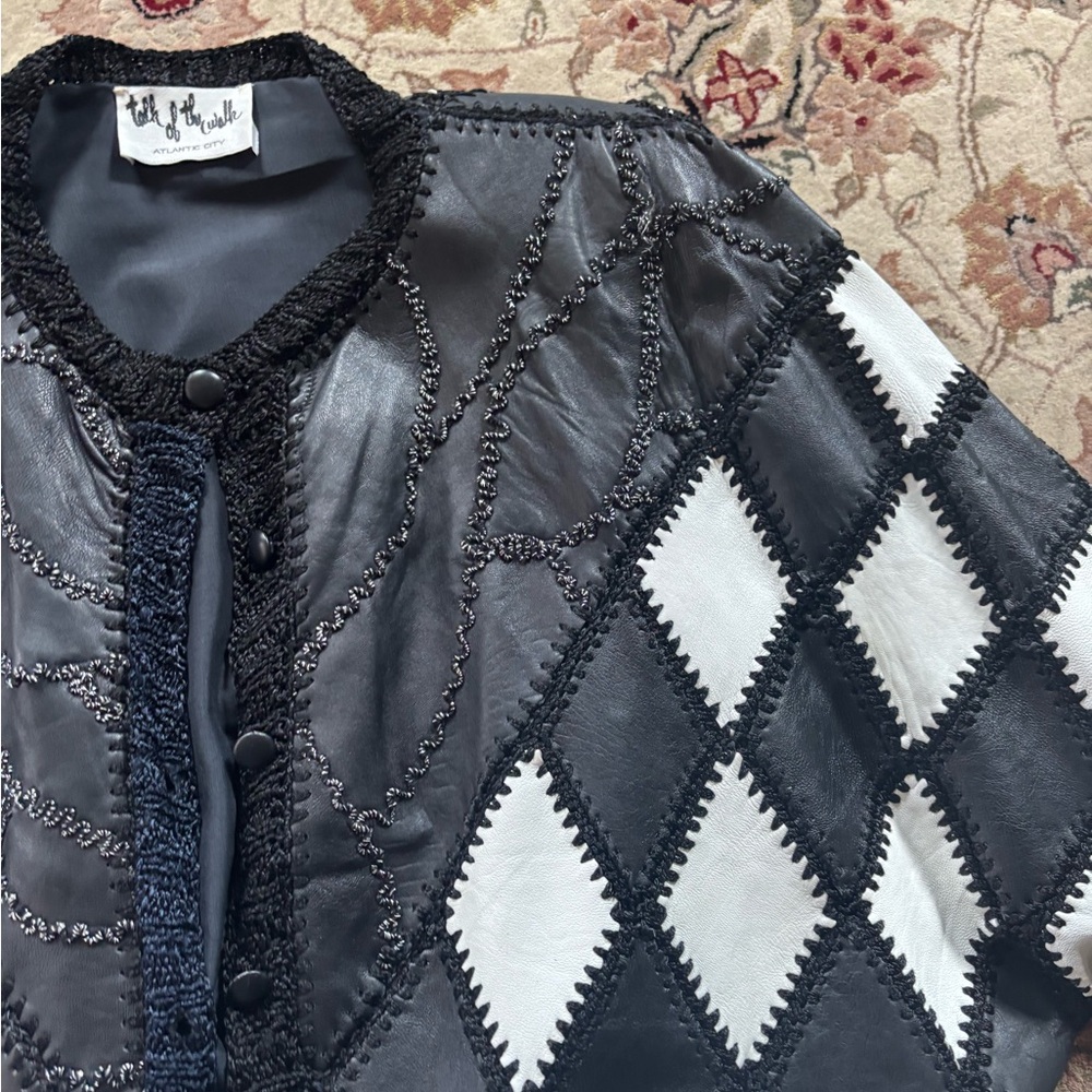 Talk The Walk Leather Patch Jacket - image 4